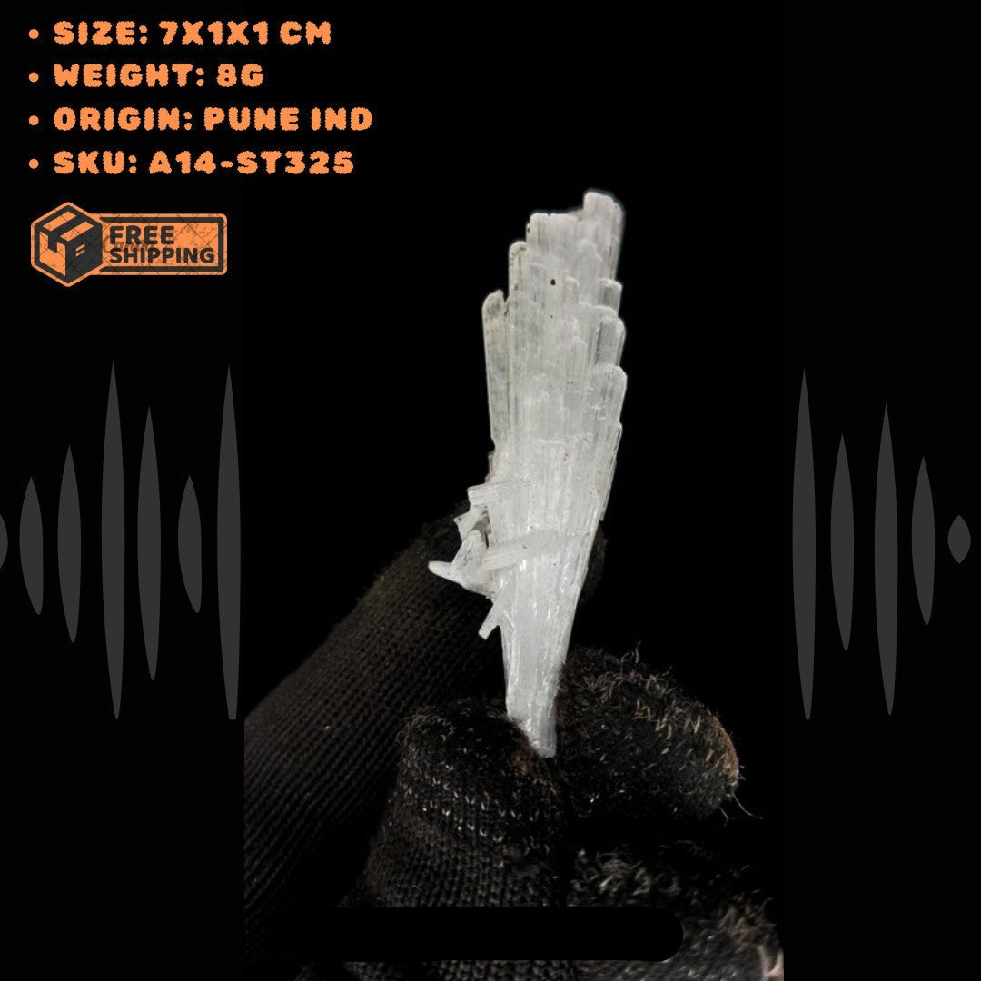 8g Scolecite Mineral Cluster | Natural Healing Crystal | Spiritual Home Decor