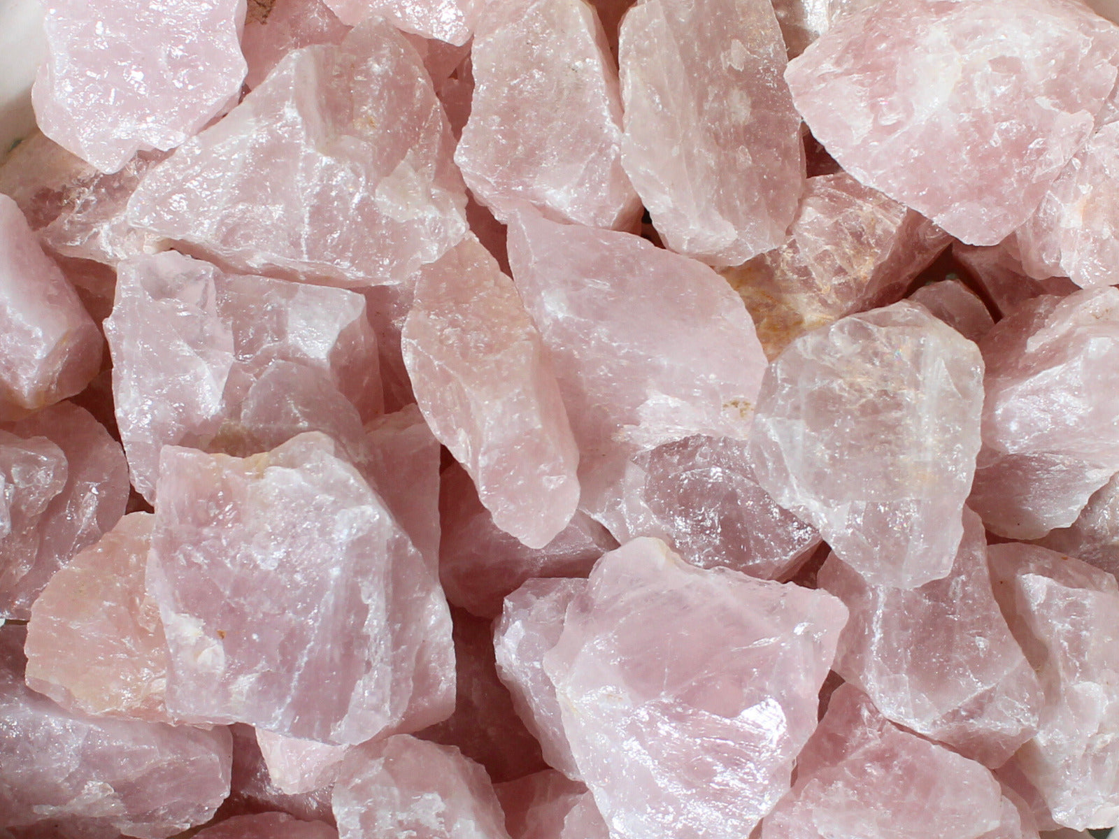 Rose Quartz - 2" - 3" Large Rough Rocks for Tumbling - Bulk Wholesale 1LB option