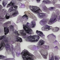 1/4 lb Bulk Lot Purple Amethyst Quartz Points & Raw Crystal Pieces – 4 oz