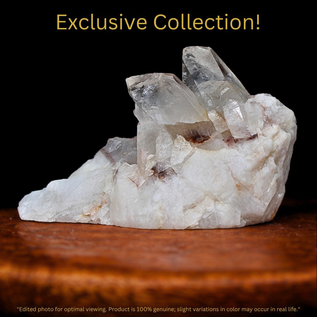 Rare Phantom Quartz Crystal 42g Ghost Inclusion Specimen India