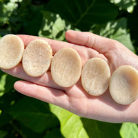 Natural Crystal Worry Stone: Choose Gemstone (Crystal Healing Pocket Stone)