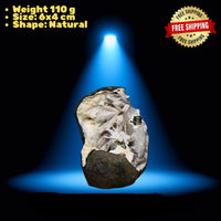 Scolecite Geode 110g Reiki Healing Crystal for Sleep Peace Meditation