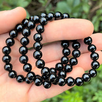 8 mm Bead Gemstone Bracelets: BUY 3 GET 1 FREE! (Stretch Crystal Bead Bracelets)