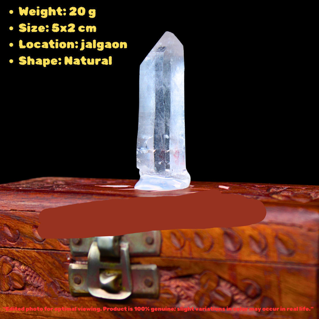 Himalayan Clear Quartz Cluster 20g 5x3 cm – Natural Raw Healing Crystal