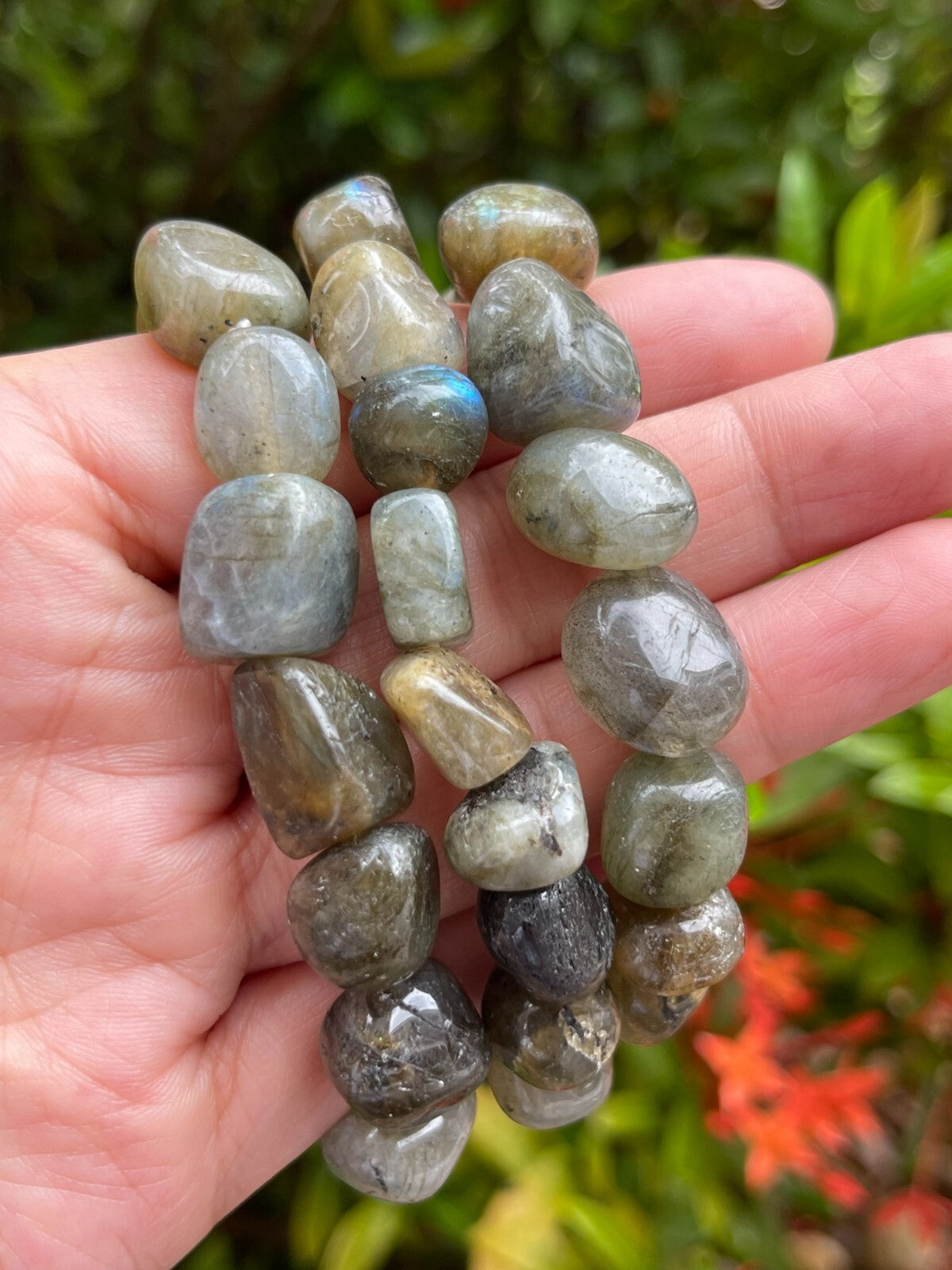 Wholesale Grade A++ Gemstone Nugget Bracelet, Choose from 18 Gemstone Types