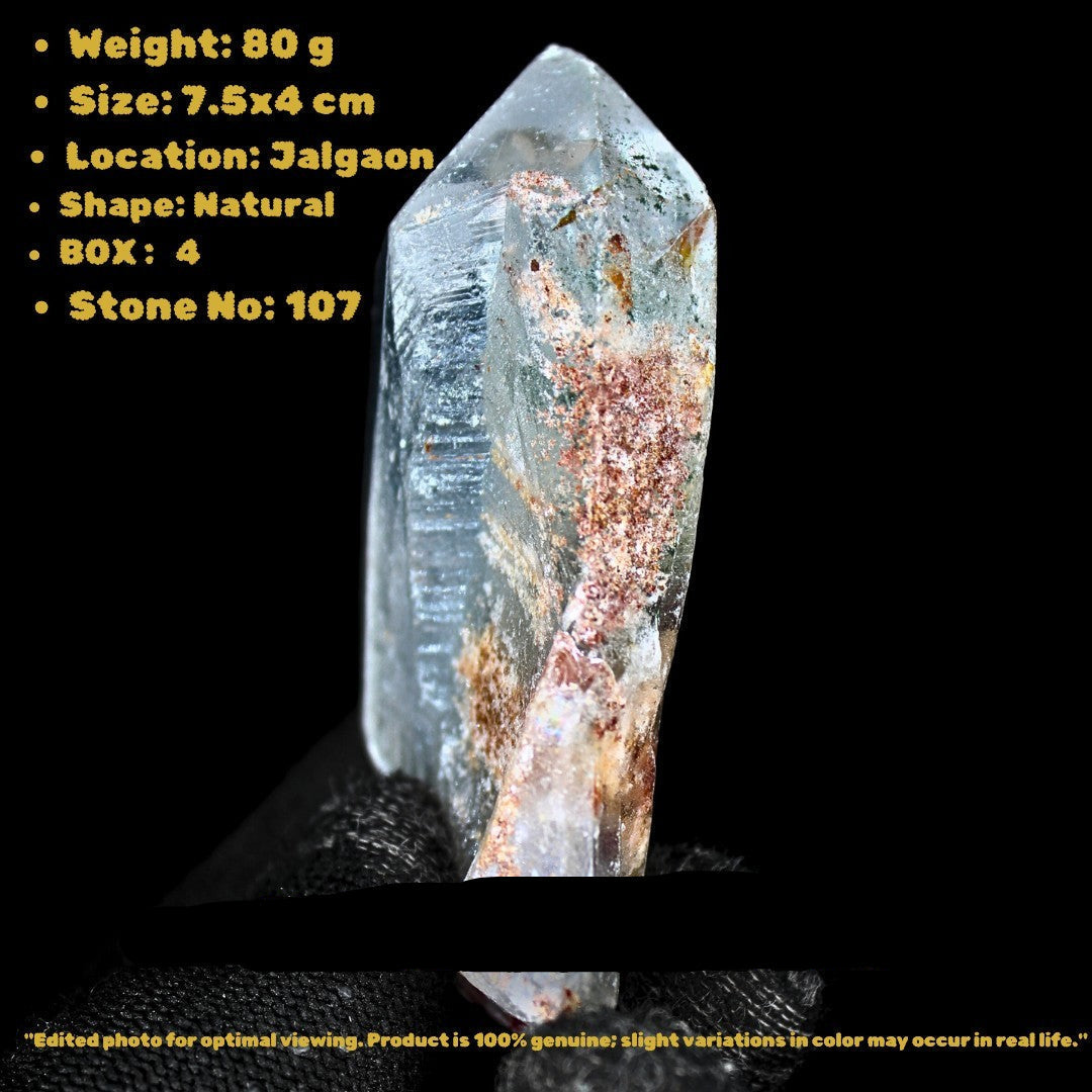 Himalayan Quartz Crystal Specimen 80g 7.5x4cm | Rare Mineral Collector Piece