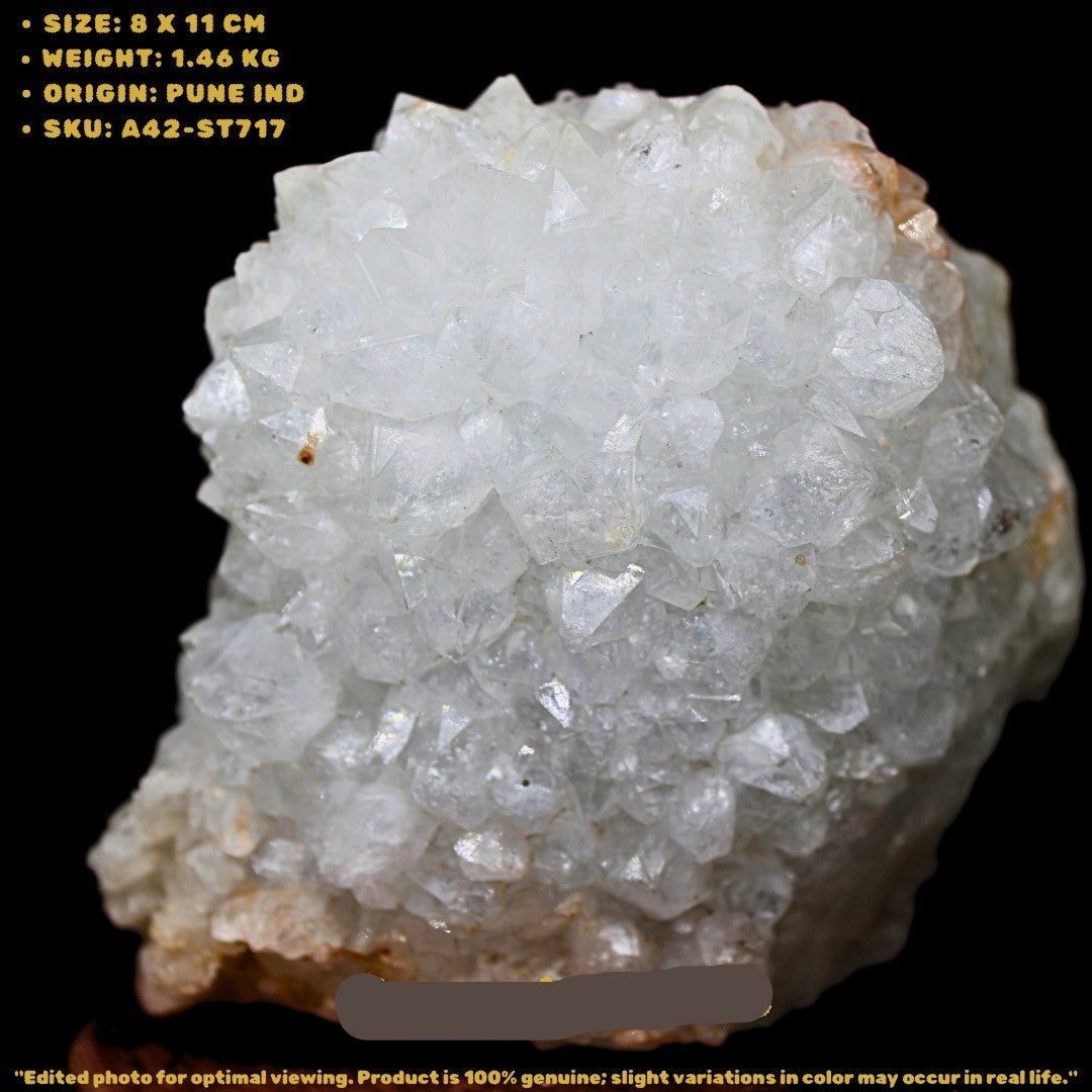 540g Rainbow Quartz Cluster 12x8 cm Vibrant Rare Collector Specimen