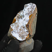 Rare 300g Scolecite Sprays in Heulandite Geode Mineral Specimen India