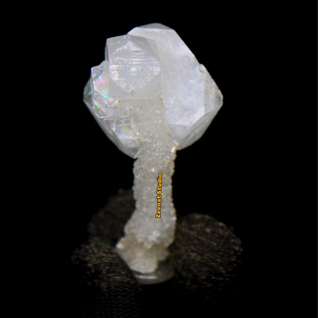 Apophyllite Luster Crystal Cluster 6cm 135g Rare Mining Tower Specimen from Indi