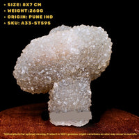 Rare Amethyst Flower Quartz Cluster 260g Natural Mineral Specimen India