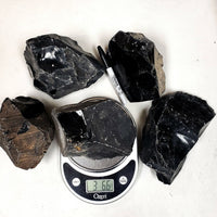GIANT Black Obsidian Stones Large Raw Healing Crystals Natural Lapidary Rocks