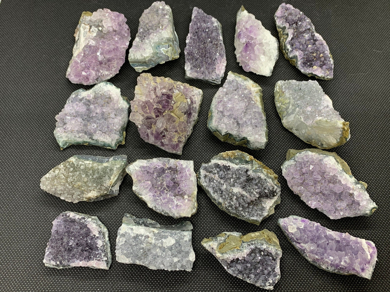 Grade B Amethyst Cluster, Amethyst Geode, Raw Amethyst Druze, Wholesale Bulk Lot