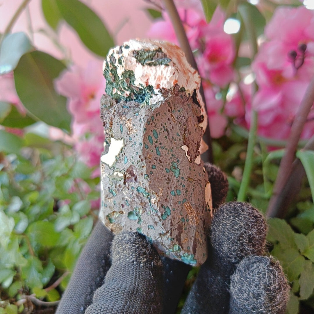 Orange Stilbite & Heulandite Crystal 150g Calming Energy Stone from India
