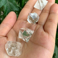 5 Pcs Small Apophyllite Tips, Apophyllite Point, Apophyllite Pyramid, Raw Stones