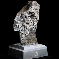 Rare Coral Chalcedony Crystal 290g Botryoidal Mineral Specimen India