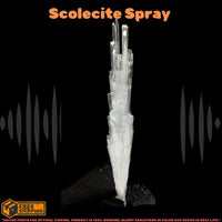 Rare Scolecite Spray Cluster 10g Zeolite Mineral Specimen India 11x2x1 cm