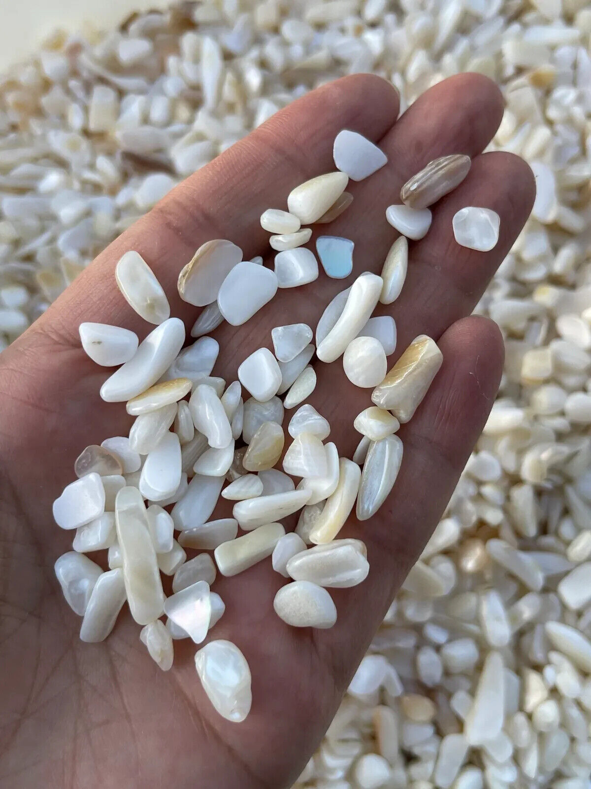 Grade A++ Semi Tumbled Gemstone Mini Chips 3 - 18 mm, Choose From 4 oz to 3 lbs