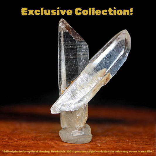 Natural Clear Quartz Crystal 8g Rare Mini Mineral Specimen 3x2 cm India