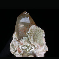 280g Rare Himalayan Smokey Quartz & Pyrite on Matrix High-Grade Crystal Specimen