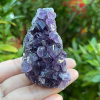Small Uruguayan Deep Purple Amethyst Cluster, Amethyst Geode, Wholesale Bulk Lot