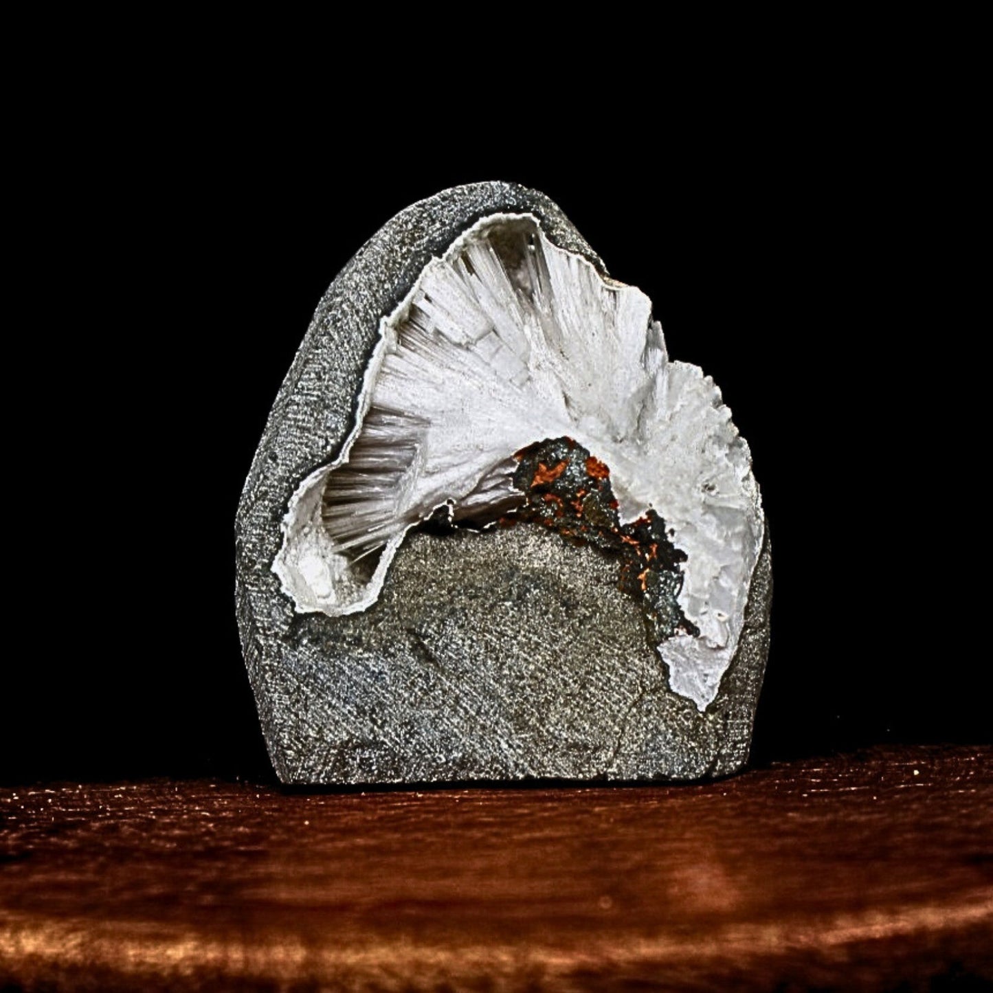 Scolecite Geode 68g Healing Crystal Crown Chakra Reiki Meditation Stone