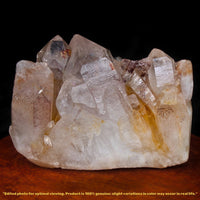 Phantom Quartz Cluster 416g 8x6cm Rare Mineral Crystal for Display Shelf