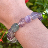 Wholesale Grade A++ Gemstone Nugget Bracelet, Choose from 18 Gemstone Types