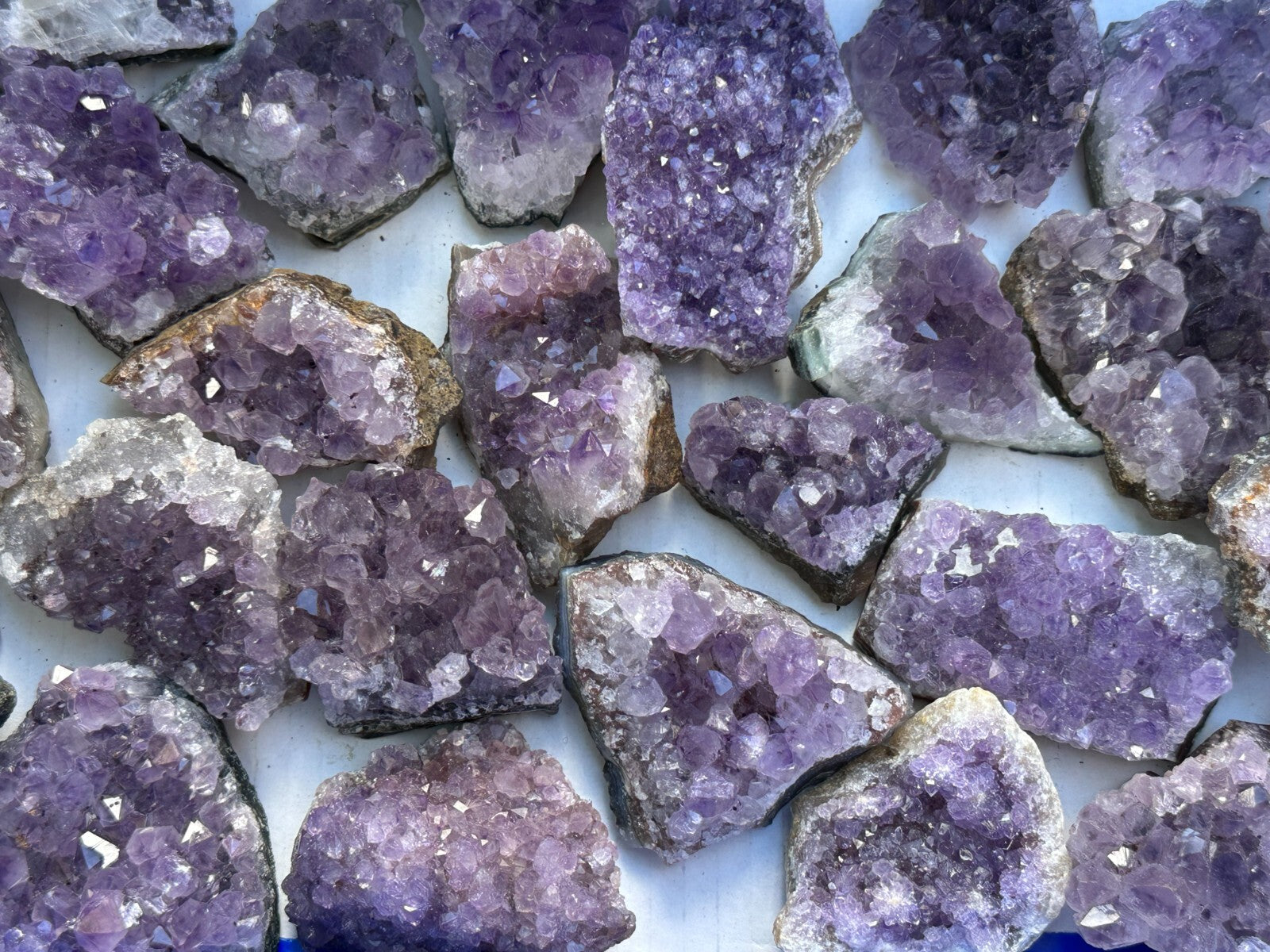 Grade A Amethyst Cluster, Amethyst Geode, Raw Amethyst Druze, Wholesale Bulk Lot