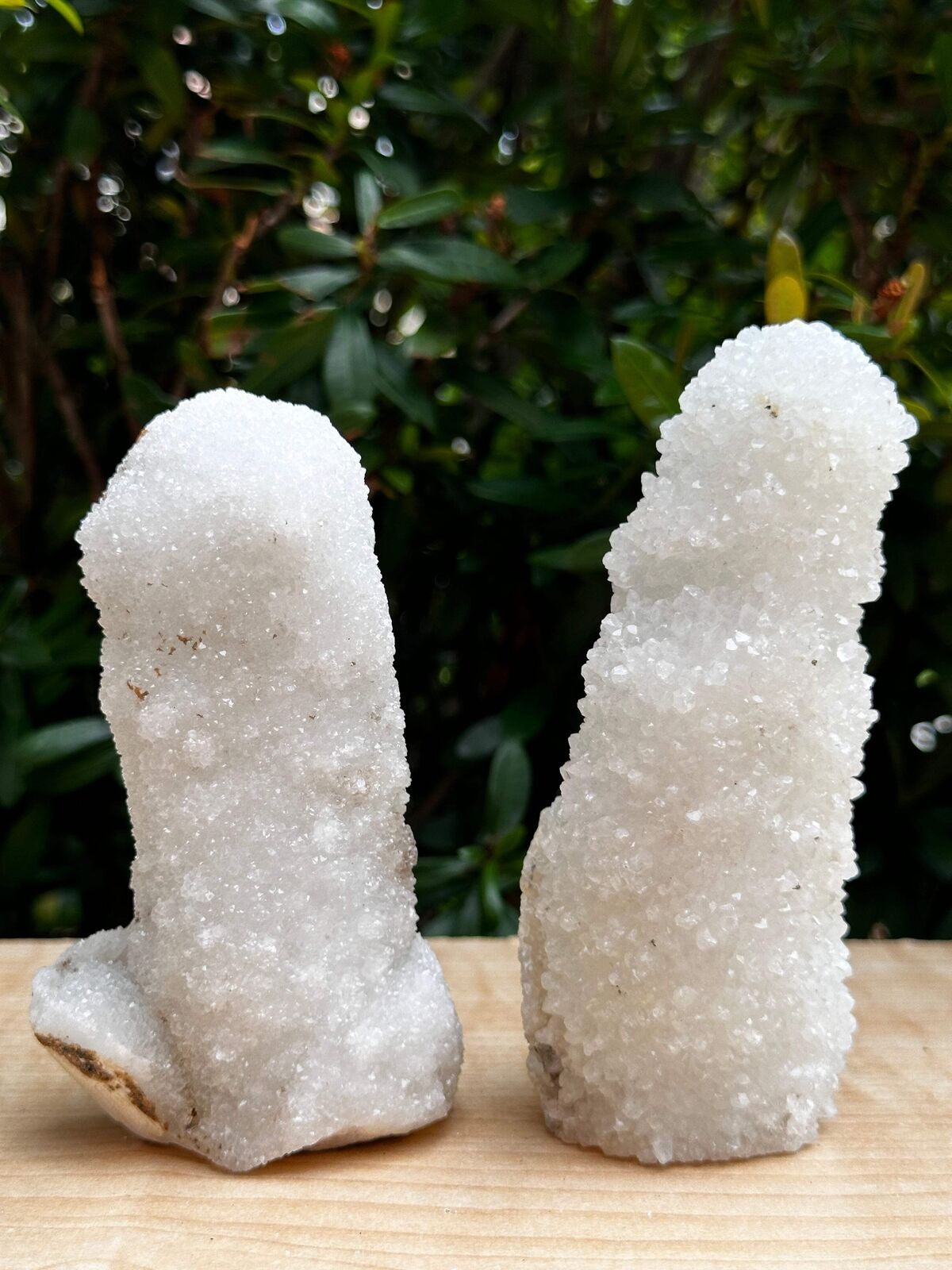Chalcedony & Crystal Quartz Stalactite, Quartz on Chalcedony Stalactite Specimen