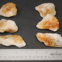 LARGE Citrine Rough Stones (2 - 3"): Raw Crystals, Wholesale Bulk Lot oz or lbs