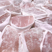 Pink Rose Quartz Rough Crystal (Avg 7 LBs) Large Box Flat Bulk Wholesale Lot Raw
