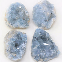 LARGE Natural Celestite Crystal Cluster Box: 6-8 Pieces, 1.75-2.5 lb Bulk Lot