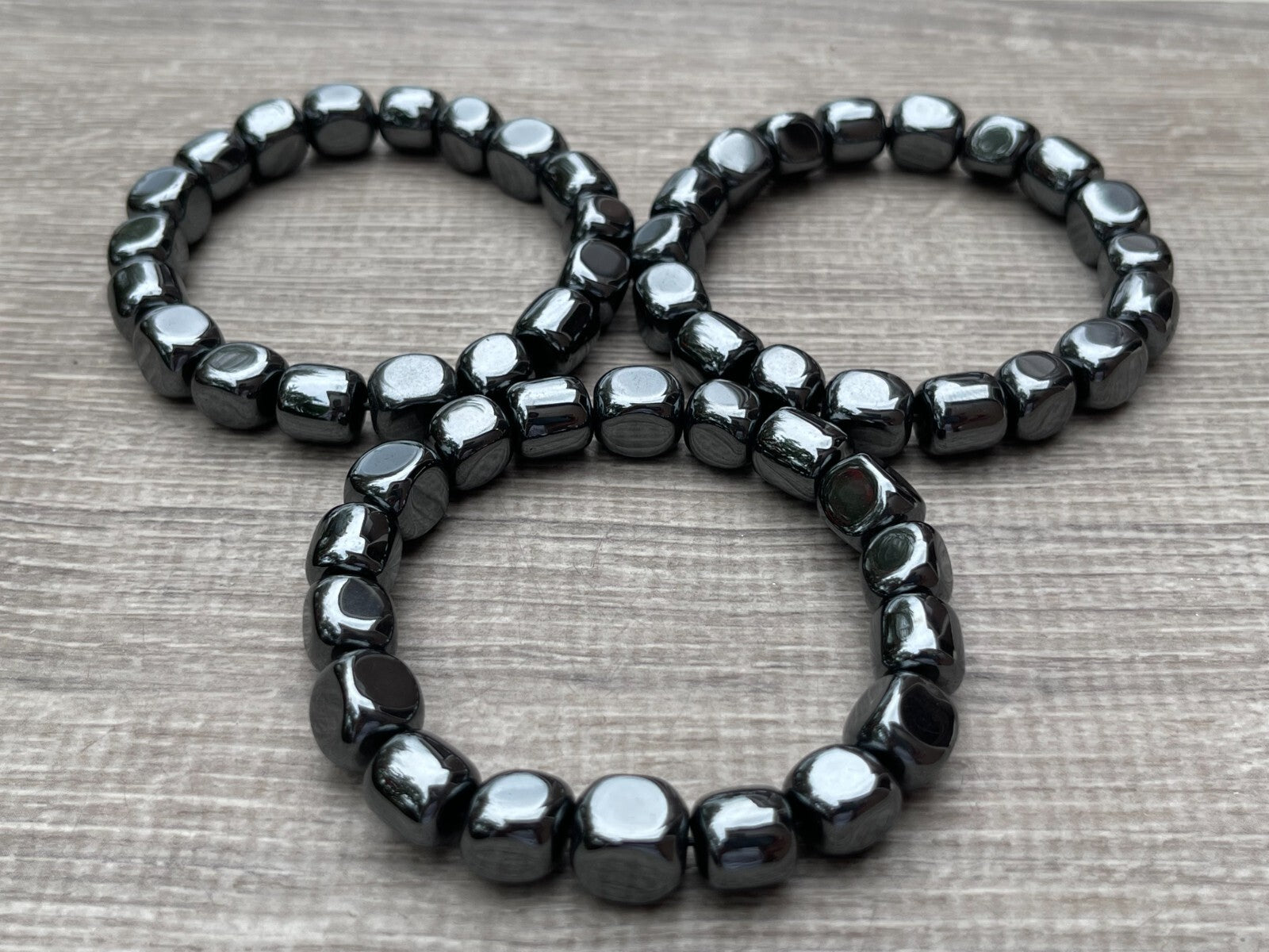 Wholesale Grade A++ Gemstone Nugget Bracelet, Choose from 18 Gemstone Types