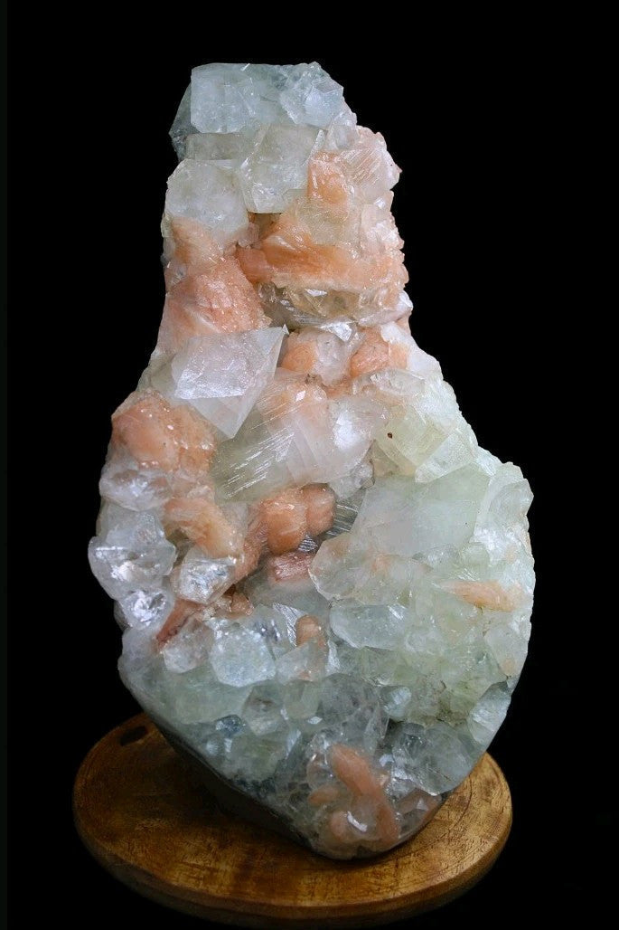 Apophyllite Point & Stilbite Crystal Cluster 5lb  Reiki Energy Stone 20×13cm
