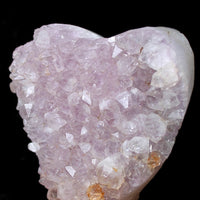 Heart Shaped Amethyst 876g Natural Crystal Cluster 12x12 cm from India