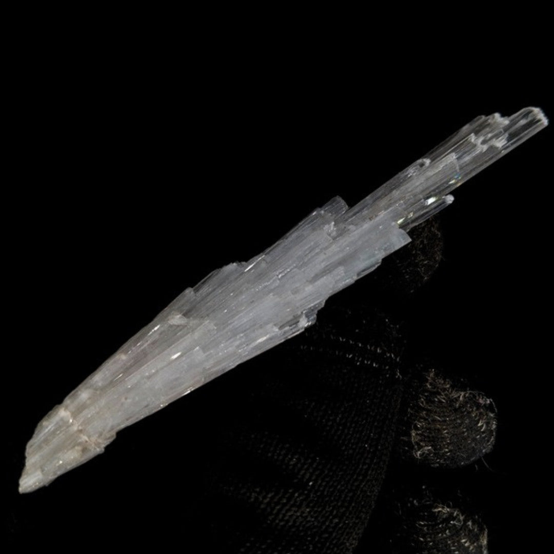 Natural Scolecite Crystal 12g 10x1x1cm Rare White Zeolite India