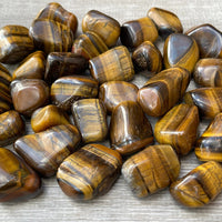 1/2 Lb Lot Tumbled Stones, 0.75-1.25" Crystal Healing Stones, Choose Stone Type