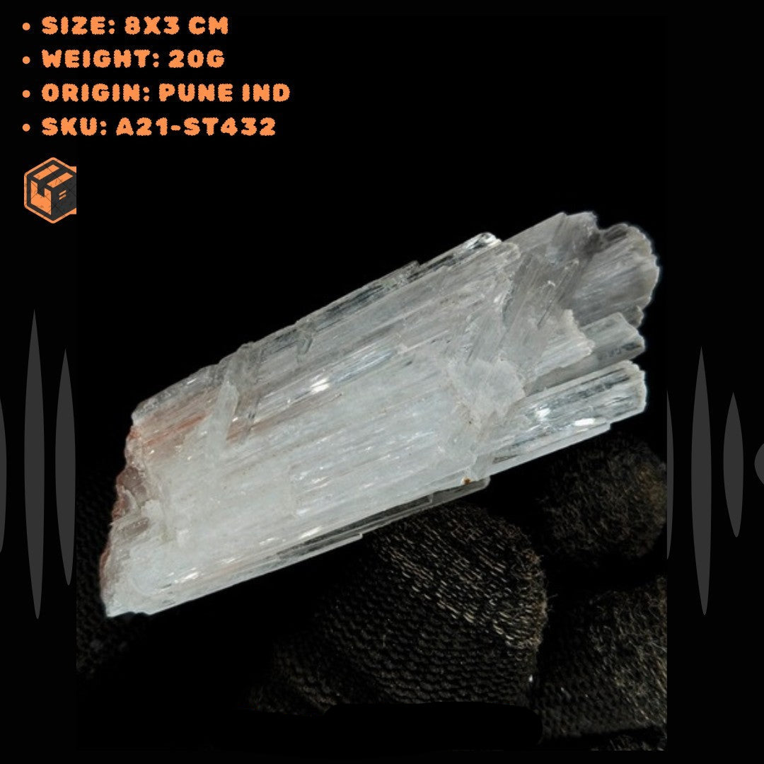 Natural Scolecite Cluster 20g Zeolite Mineral Spray Healing Crystal India