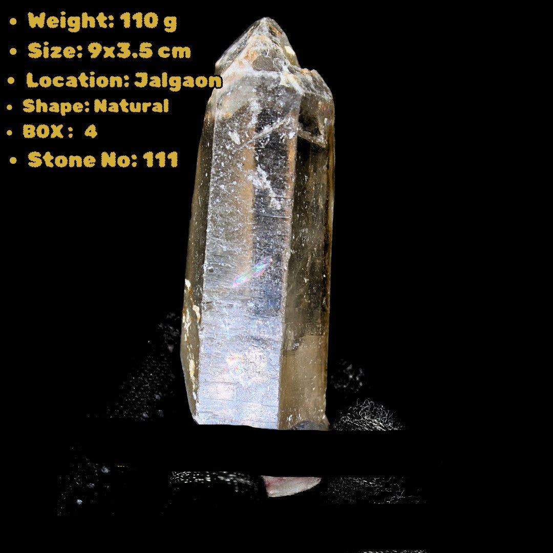 Smokey Quartz Healing Crystal Cluster 110g Energy Stone for Grounding & Protection