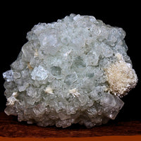 Apophyllite Heulandite Geode 122g Cabinet Specimen India Zeolite 7.5x6cm