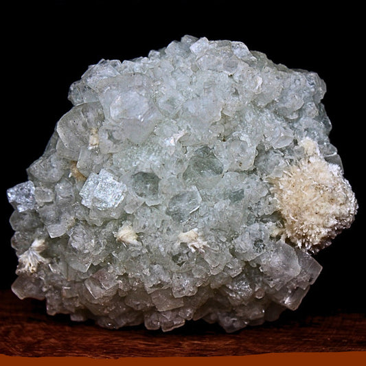 Apophyllite Heulandite Geode 122g Cabinet Specimen India Zeolite 7.5x6cm