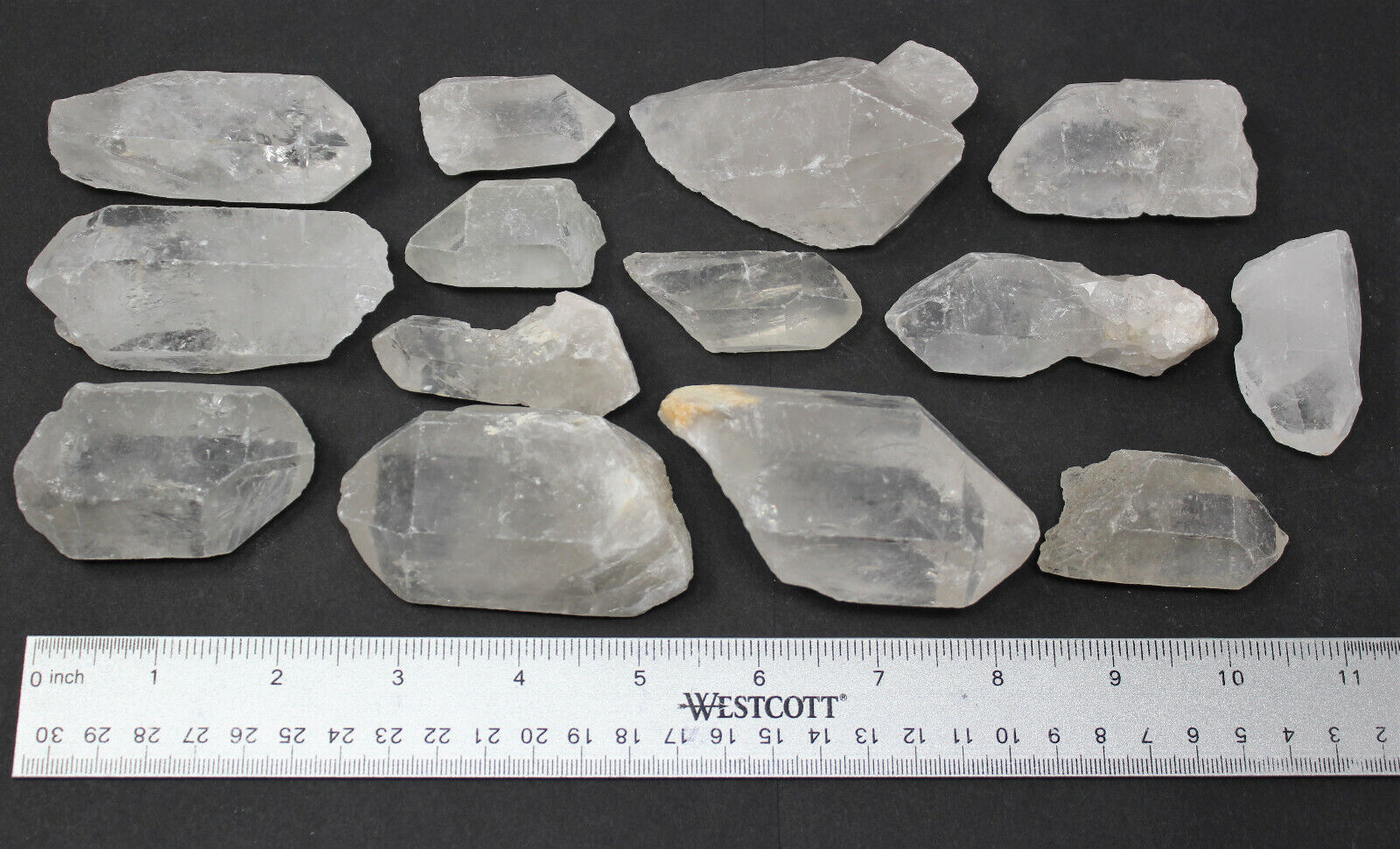 Bulk Wholesale 5 lb Lot CLEARANCE Natural Quartz Crystal Points (GREAT VALUE)