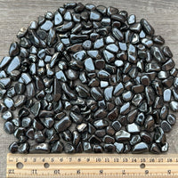 Grade A++ Hematite Semi Tumbled Gemstone Large Chips 8-20 mm, Wholesale Bulk Lot