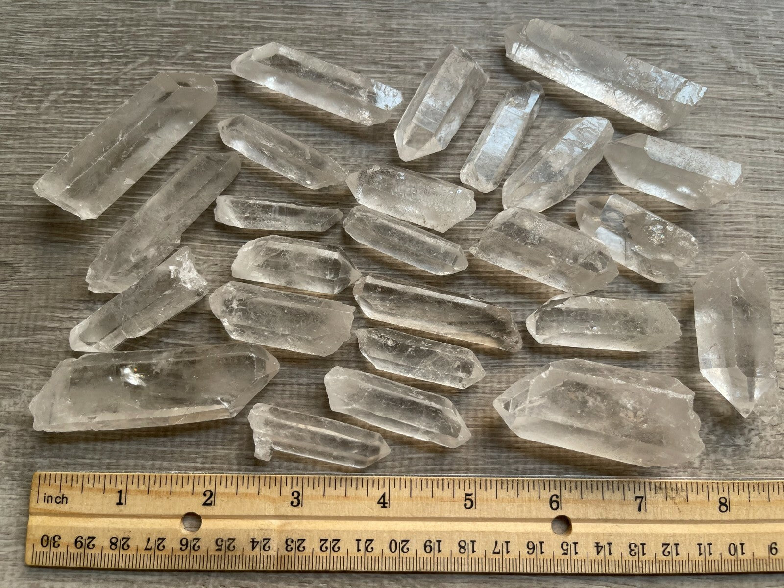 Natural Clear Quartz Crystal Point, 1.5" to 3" Raw Crystal Points,Wholesale Bulk
