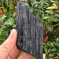5 pcs Set Shiny Black Tourmaline Log, Grade A++ Natural Black Tourmaline Rod