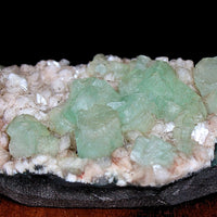 360g Green Apophyllite & Heulandite Cluster from India Rare Mineral Specimen