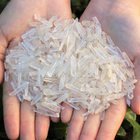Tiny Natural Matchstick / Jewelry Quartz Crystal Points 1/2 lb (8 oz) Box Lot