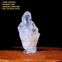 Natural Phantom Clear Quartz 32g | 6x3 cm | Rare Healing Stone for Energy