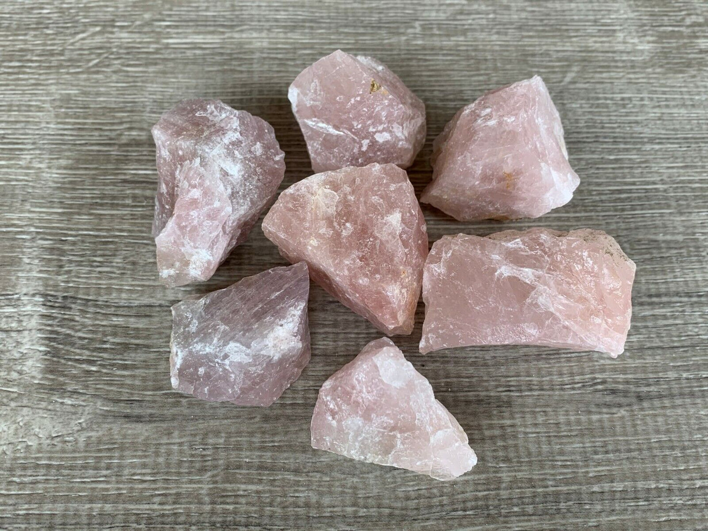 Natural Rough Rose Quartz Crystal Mineral, You Choose Amount