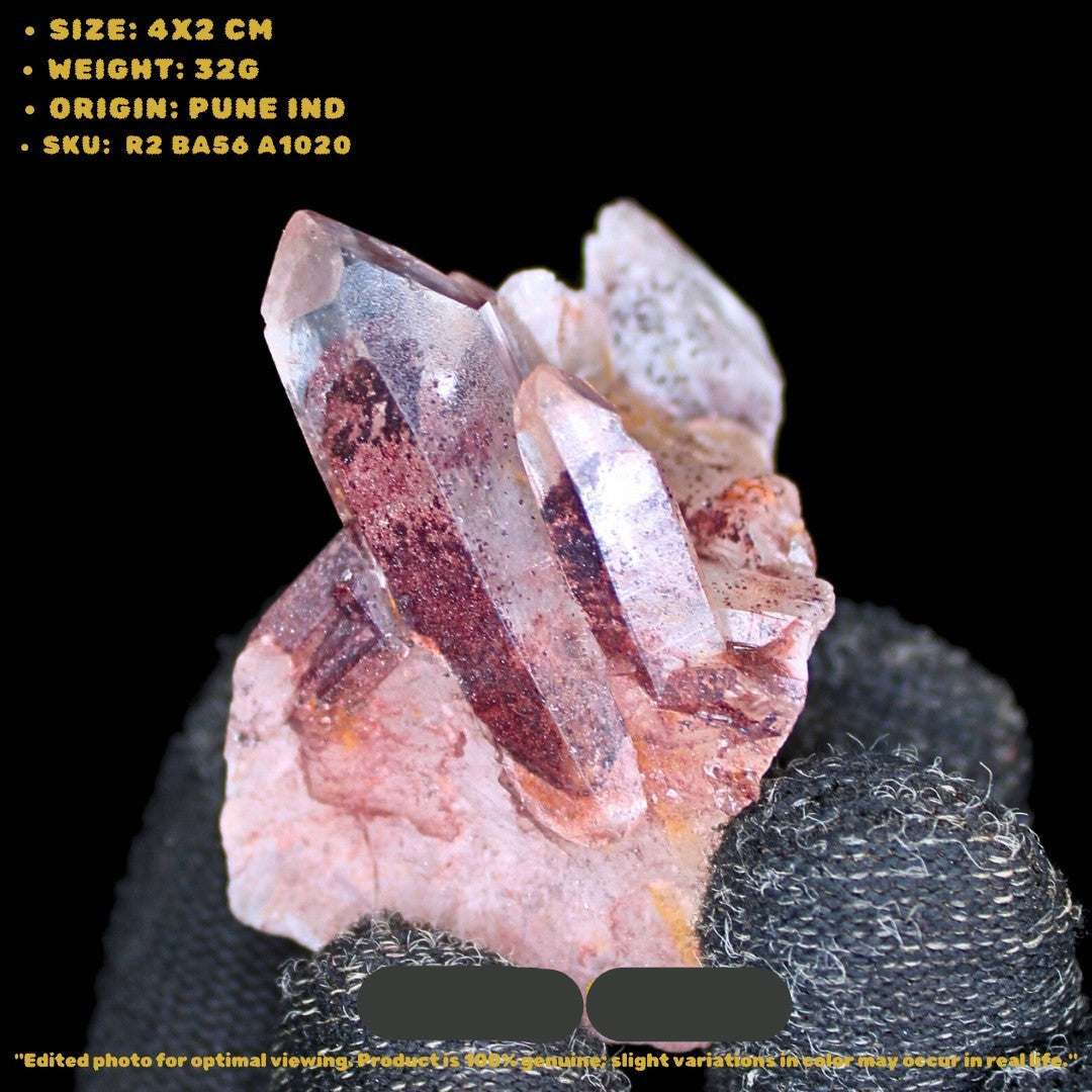 Natural Phantom Quartz 32g | 4x2 cm | Rare Healing Crystal for Spiritual Growth